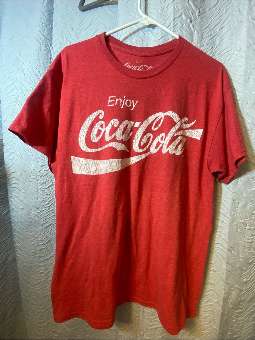 Coca-Cola Red Logo Tee with White Script